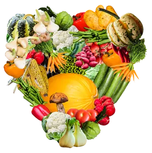 Vegetable Heart Healthy Food Concept