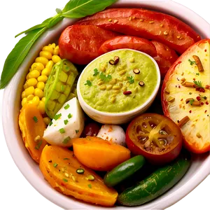 Vegetarian Dishes Compilation PNG 79