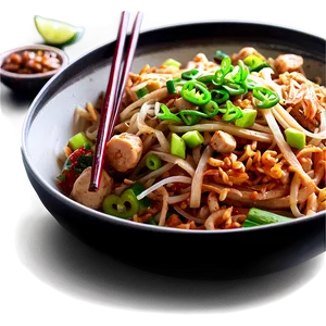 Vegetarian Pad Thai Feast PNG Nip PNG
