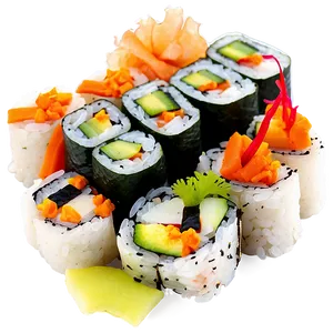 Vegetarian Sushi Delights PNG 05212024 PNG