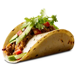 Vegetarian Taco Png 05042024 PNG image