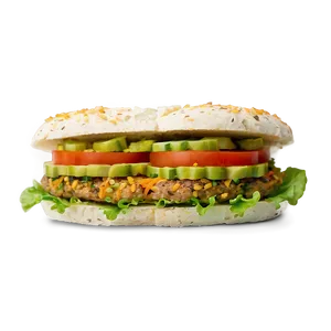 Veggie Burger Sandwich PNG Kcu PNG