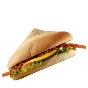 Veggie Cheeseburger Twist Png 05242024 PNG image