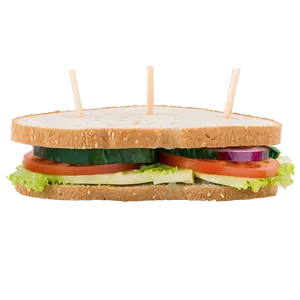 Veggie Delight Sandwich PNG 90