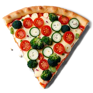 Veggie Pizza Cartoon PNG 06272024 PNG