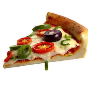 Veggie Pizza Cartoon PNG 50