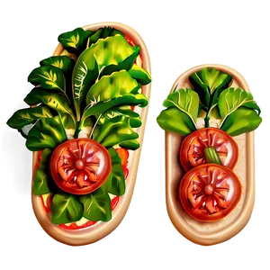 Veggie Pizza Cartoon PNG Xvo