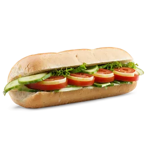 Veggie Sub Sandwich Png Iyo PNG image