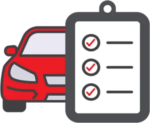 Vehicle Maintenance Checklist Vector PNG image