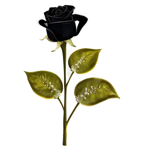 Velvet Black Roses Png 06212024 PNG image