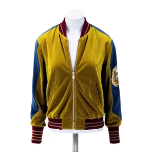 Velvet Bomber Jacket Elegant PNG Cch PNG
