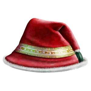 Velvet Christmas Hat Png 4 PNG image
