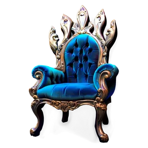 Velvet King Chair PNG Bly96 PNG