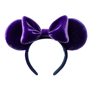 Velvet Minnie Mouse Ears PNG 41
