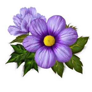 Velvet Purple Flower PNG Ere98 PNG