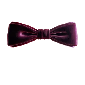 Velvet Red Bow PNG Dkl31