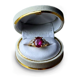 Velvet Ring Box Png 06282024 PNG image