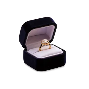 Velvet Ring Box Png Akd57 PNG image