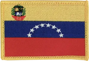 Venezuelan Flag Embroidery PNG