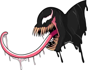 Venomous_ Tongue_ Extended PNG image