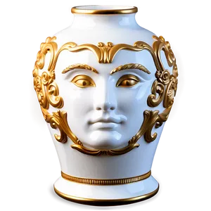 Versace Ceramic Vase PNG Asn9 PNG