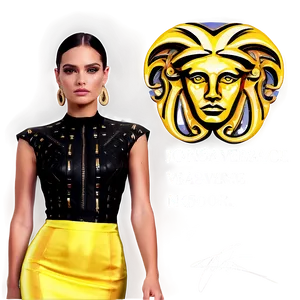 Versace Fashion Sketch PNG Tjp PNG