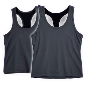 Versatile Black Tank Top PNG 39