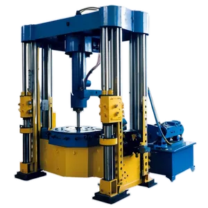 Vertical Hydraulic Press Machine Png 06242024 PNG image