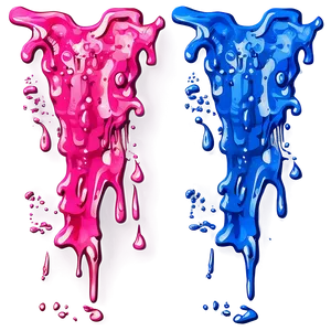 Vertical Spray Paint Drip PNG Htf13 PNG