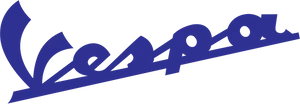 Vespa Logo Blue Background PNG image