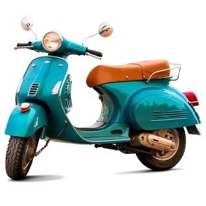 Vespa Scooter At Sunset Png 06252024 PNG image