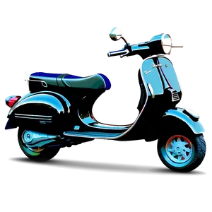 Vespa Scooter Line Art Png 06252024 PNG image