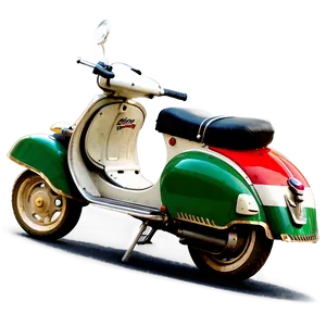 Vespa With Italian Flag Png 06252024 PNG image