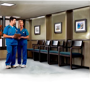 Vet Clinic Waiting Room PNG 06282024 PNG