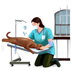 Vet Surgery Illustration Png 06282024 PNG image