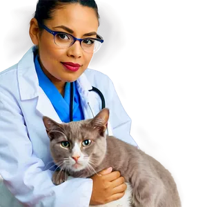 Vet With Stethoscope PNG 06282024 PNG