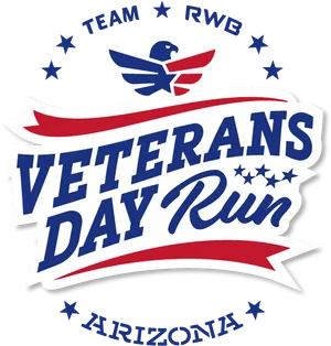 Veterans Day Run Event Logo Arizona PNG image