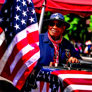 Veterans On 4th Of July Parade Png Puc PNG image
