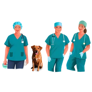 Veterinarian Surgical Team Png Ksr12 PNG image