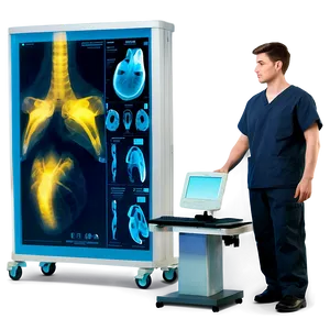 Veterinarian X-ray Examination Png Xnl96 PNG image