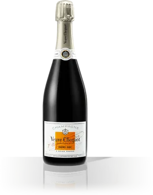 Veuve Clicquot Champagne Bottle PNG