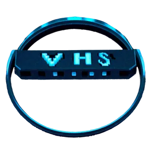 Vhs Play Button Outline Png Rcw PNG image