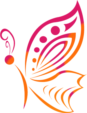 Vibrant Abstract Butterfly