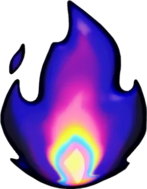 Vibrant Abstract Fire Art PNG image