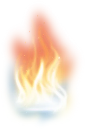 Vibrant Abstract Flame Art PNG image