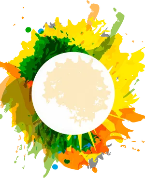 Vibrant Abstract Paint Splash