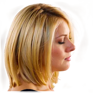 Vibrant Blond Hair PNG 12 PNG