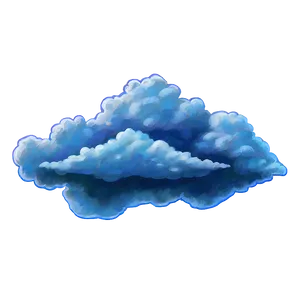 Vibrant Blue Clouds Png Swa PNG image