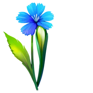 Vibrant Blue Flower Png 84 PNG image