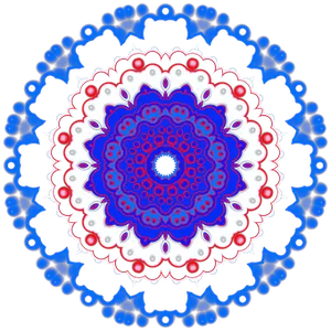 Vibrant_ Blue_ Mandala_ Art PNG image